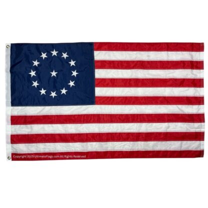 cowpens flag outdoor commercial 3 x 5 sewn nylon embroidered flag