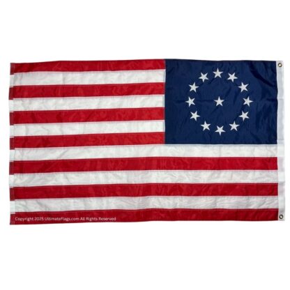 cowpens flag outdoor commercial 3 x 5 sewn nylon embroidered flag