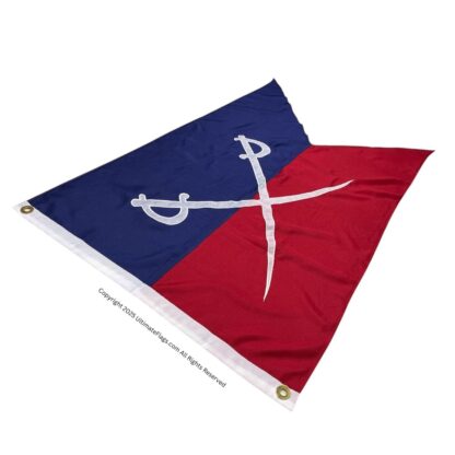 custer flag general custer battle flags outdoor heavy duty double nylon embroidered flags 3 x 5 ft.