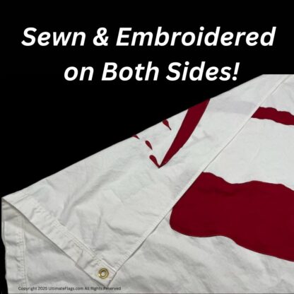 texas dimmit's goliad flag severed arm cotton 3 x 5 ft.