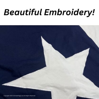texas dodson flag cotton 3 x 5 ft.