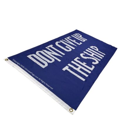 commodore perry flag dont give up the ship flags sewn double nylon embroidered 3 x 5 ft.