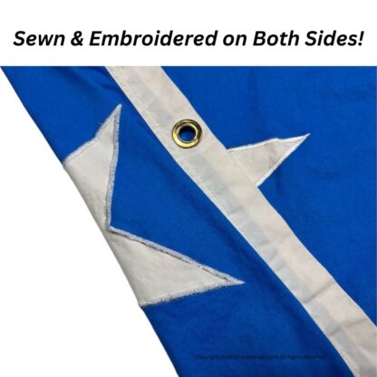 puerto rico flag cotton flags sewn 3 x 5 ft. (light blue)