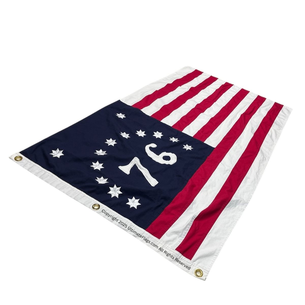 bennington 1776 flag – usa '76 revolutionary war flag – cotton sewn 3x5 ft