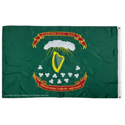 1st regiment irish brigade flag double nylon embroidered 3 x 5 ft.