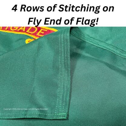 1st regiment irish brigade flag double nylon embroidered 3 x 5 ft.