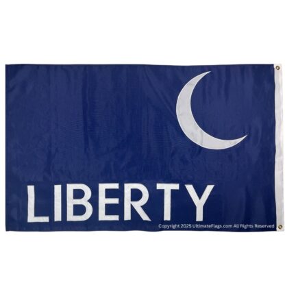fort moultrie flag nylon embroidered or double nylon embroidered 3 x 5 ft.