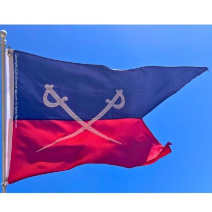 custer flag general custer battle flags outdoor heavy duty double nylon embroidered flags 3 x 5 ft.