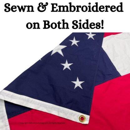 21st mississippi infantry flag 3 x 5 ft. cotton