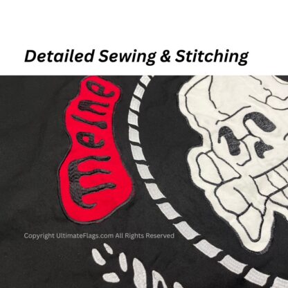 german totenkopf flag panzer division 3x5 ft cotton embroidered