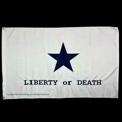goliad texas battle flag double sided & double nylon embroidered 3 x 5 ft.