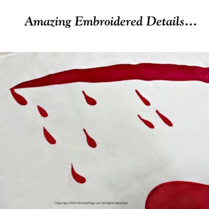 goliad battle flags dimmitt's goliad texas flag severed arm sewn outdoor double nylon embroidered 3 x 5 ft.