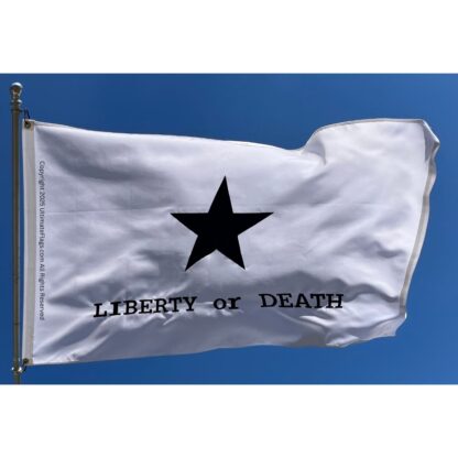 goliad texas battle flag double sided & double nylon embroidered 3 x 5 ft.