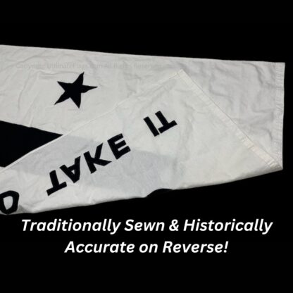 texas gonzales cannon flag cotton 3 x 5 ft.