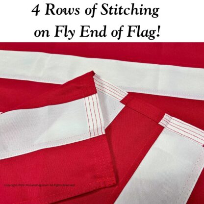 grand union continental colors flag double nylon embroidered 3 x 5 ft.