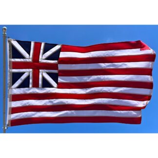 grand union continental colors flag double nylon embroidered 3 x 5 ft.