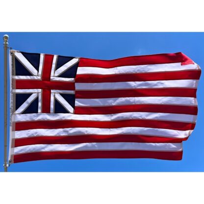 grand union continental colors flag double nylon embroidered 3 x 5 ft.