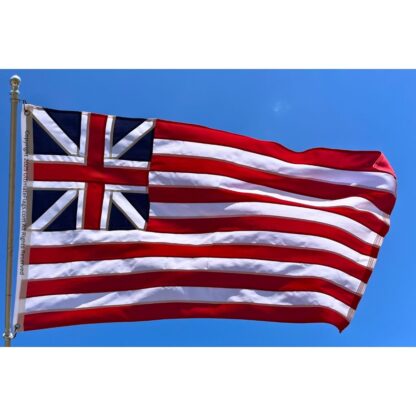 grand union continental colors flag double nylon embroidered 3 x 5 ft.