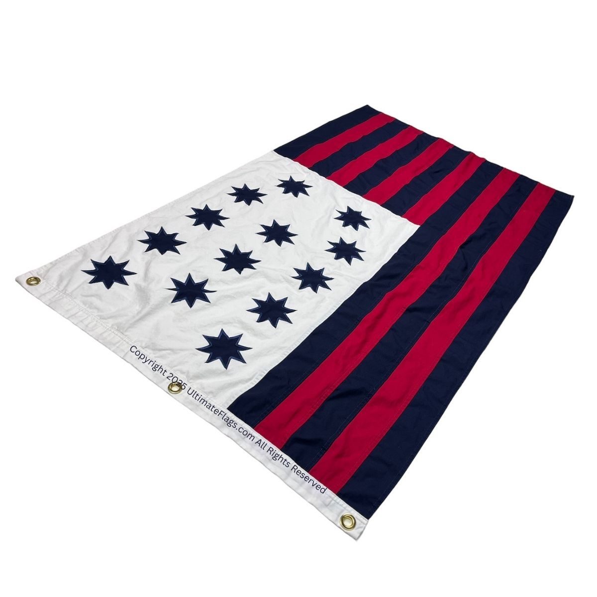 guilford courthouse cotton flag 3 x 5 ft.