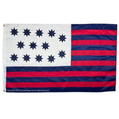 guilford courthouse flag double nylon embroidered 3 x 5 ft.