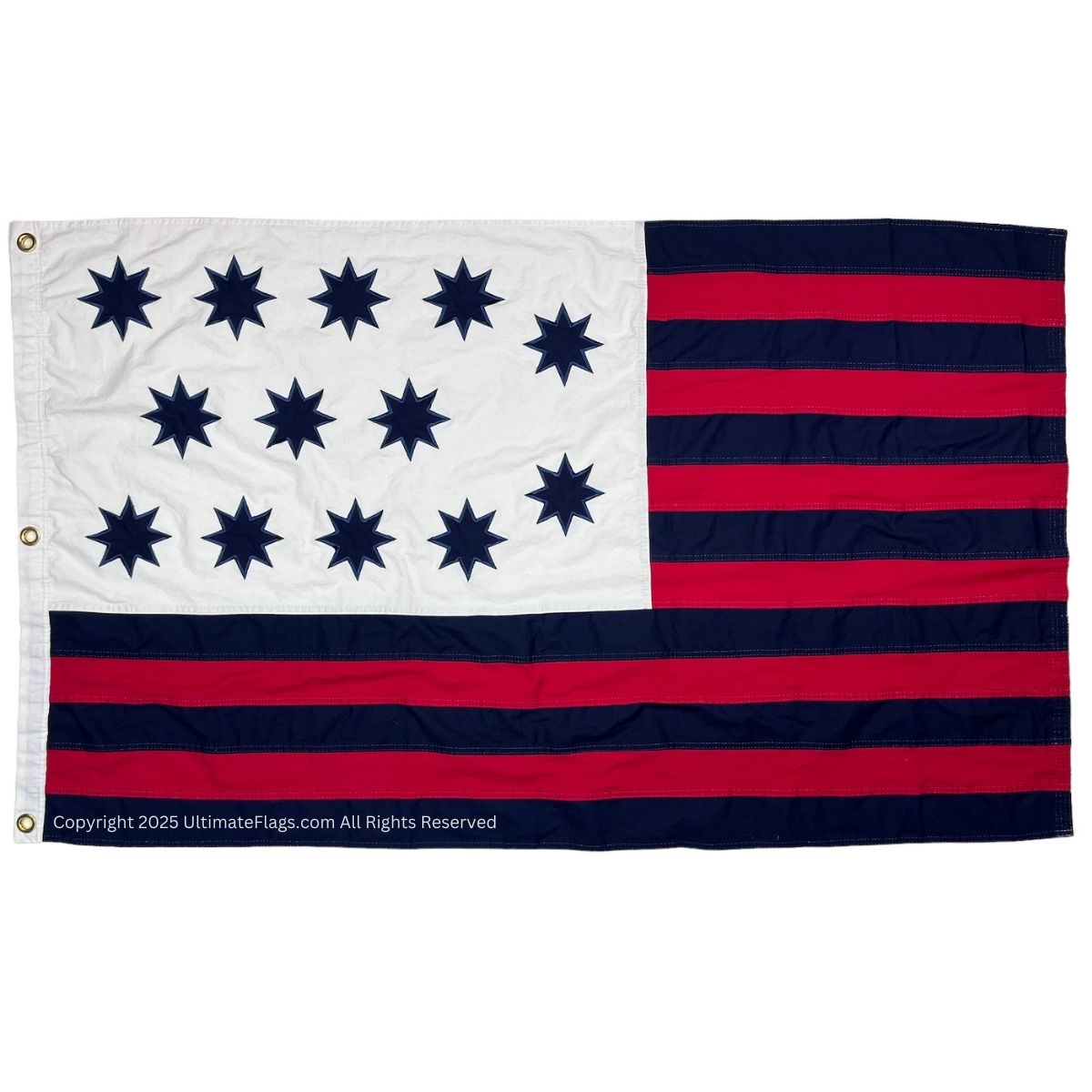 guilford courthouse cotton flag 3 x 5 ft.