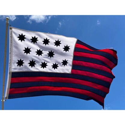 guilford courthouse flag double nylon embroidered 3 x 5 ft.