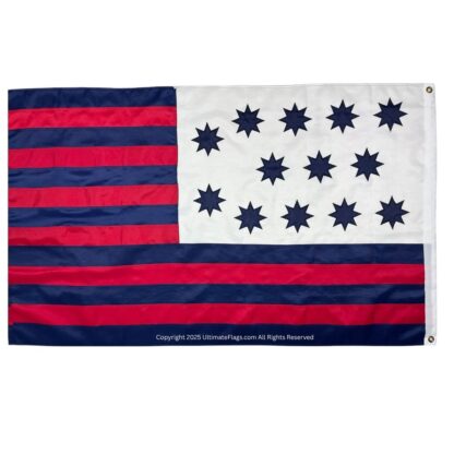 guilford courthouse flag double nylon embroidered 3 x 5 ft.