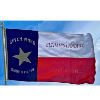 texas 1st infantry regiment flag seven pines gaines farm hood's brigade flags sewn outdoor double nylon embroidered 3 x 5 ft.