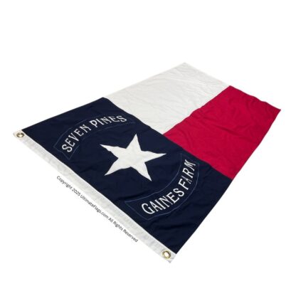 texas 1st infantry regiment cotton flag 3 x 5 ft.