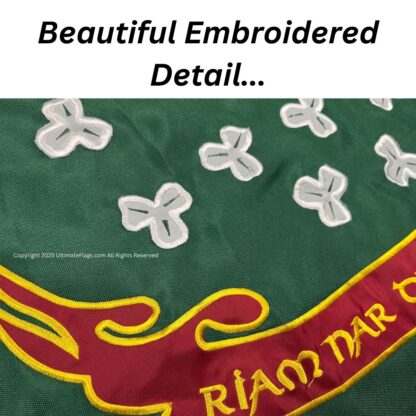 1st regiment irish brigade flag double nylon embroidered 3 x 5 ft.