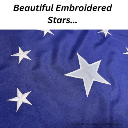 first national flag 11 stars and bars irish flag 3x5 double nylon embroidered