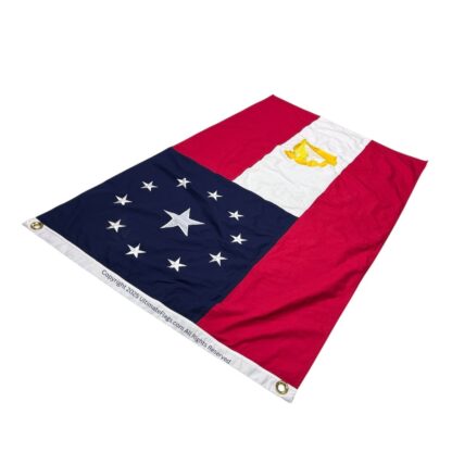 11 stars and bars irish with harp cotton flag 3 x 5 ft.