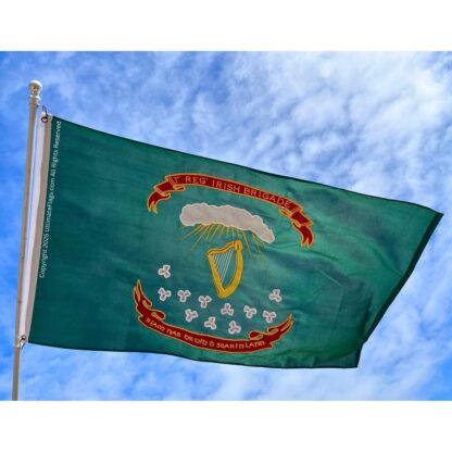 1st regiment irish brigade flag double nylon embroidered 3 x 5 ft.