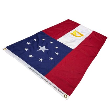 first national flag 11 stars and bars irish flag 3x5 double nylon embroidered