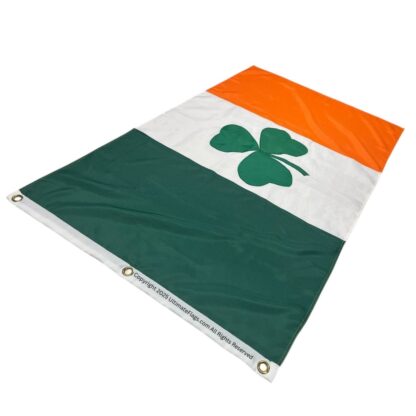 ireland shamrock double nylon embroidered flag 3 x 5 ft. outdoor