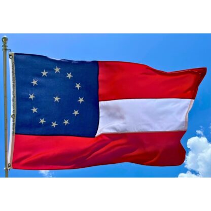 jefferson davis flag beauvoir home flags outdoor sewn double nylon embroidered 3 x 5 ft.