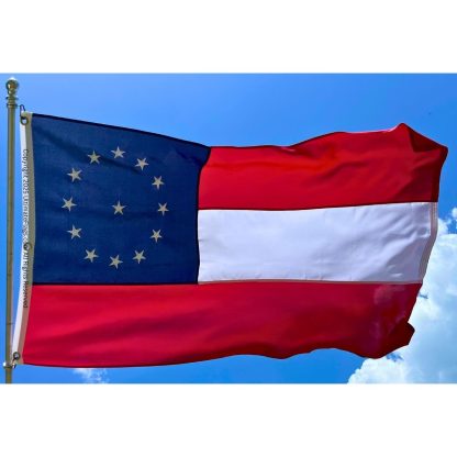 jefferson davis flag beauvoir home flags outdoor sewn double nylon embroidered 3 x 5 ft.