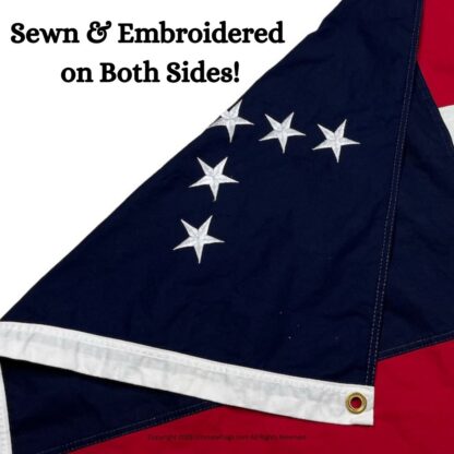 5th kentucky regiment flag orphan brigade flags cotton sewn 3 x 5 ft.