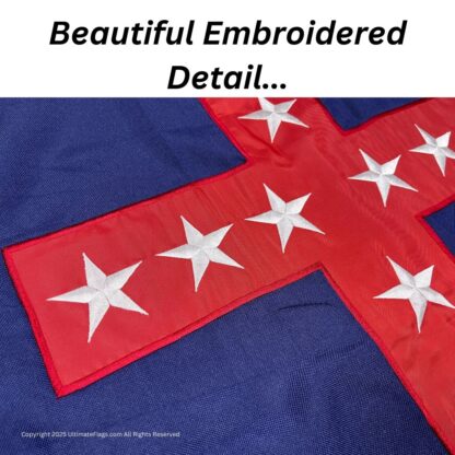 4th kentucky regiment flag orphan brigade double nylon embroidered 3 x 5 ft.