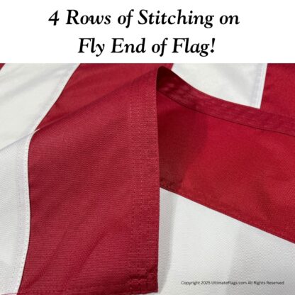 liberty or death flag – 3x5 ft sewn double nylon embroidered outdoor banner