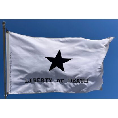goliad texas battle flag double sided & double nylon embroidered 3 x 5 ft.
