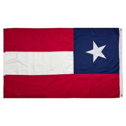 5th texas infantry flags hood's brigade flag lone star sewn outdoor double nylon embroidered 3 x 5 ft.