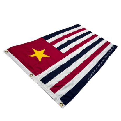 louisiana republic flag cotton sewn 3 x 5 ft.
