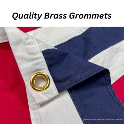 louisiana republic flag cotton sewn 3 x 5 ft.