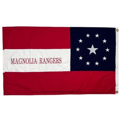 1st texas cavalry magnolia rangers cotton flag 3 x 5 ft.