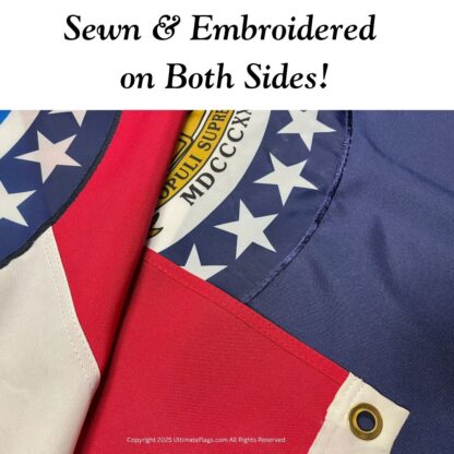 missouri flag state of mo flags sewn outdoor double nylon embroidered 3 x 5 ft.