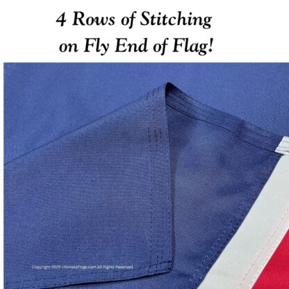 polk battle flag sewn double nylon embroidered flags 3 x 5 ft.