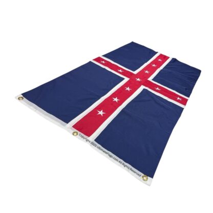 polk battle flag sewn double nylon embroidered flags 3 x 5 ft.
