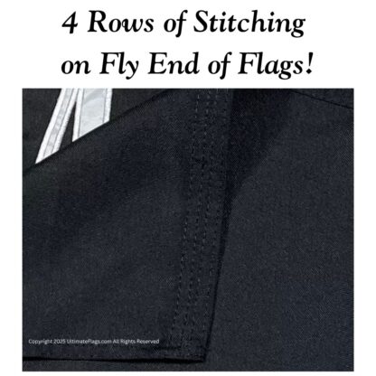 pow mia flag prisoner of war missing in action flags outdoor sewn commercial heavy duty double nylon embroidered 3 x 5 ft.