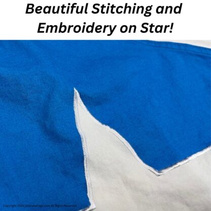 puerto rico flag cotton flags sewn 3 x 5 ft. (light blue)